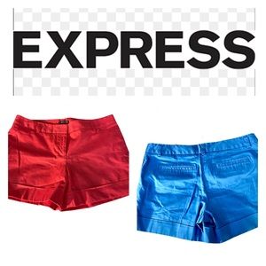 🩸Sold🩸EXPRESS Dressy cuffed Hem Shorts Bundle